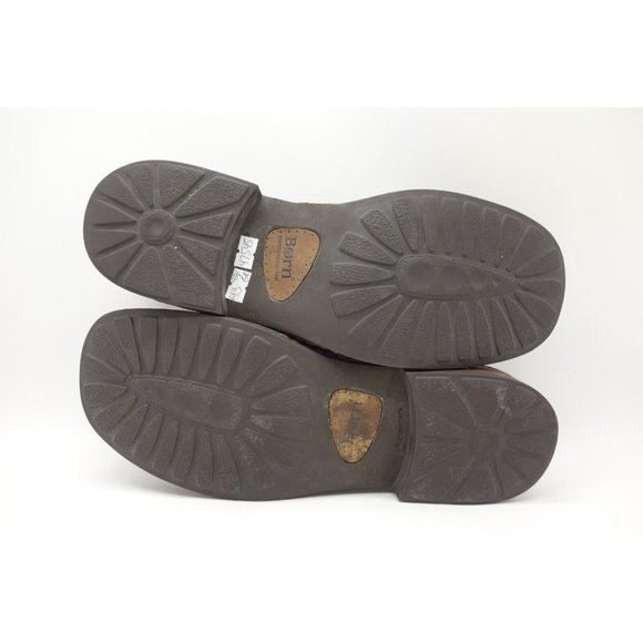 Born Brown Leather Dress Casual Slip On Chelsea Loafers Shoes Men's 47.5 / 13 - Picture 4 of 11